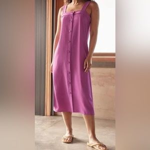 💛 NWT Everlane Magenta GoWeave Picnic Dress Pink Magenta 0